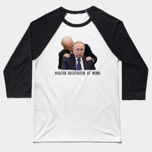 Joe Biden Sniffs Putin Baseball T-Shirt